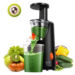 Slow Juicer, IKICH Juice Extractor with Maximum Nutritional Value, Fresher Nutrient and Vitamins ...