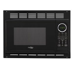 RV Microwave | .9 Cubic Ft Black Microwave with Trim Kit | 900 Watt (RPM-1-BLK)