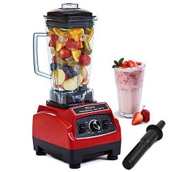 VECELO 2200 Watt Professional Countertop Blender, Total Crushing Technology with up to 45000 RPM ...