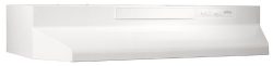 Broan 433011 ADA Capable 4-Way Convertible Under-Cabinet Range Hood, 30-Inch, White