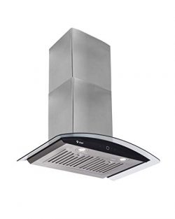 Chef Range Hood WM-639 30” Wall Mount Range Hood | Contemporary Stainless Steel and Tempered Gla ...