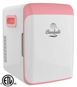 Cooluli Electric Cooler and Warmer (10 Liter / 12 Can): AC/DC Portable Thermoelectric System (Pink)