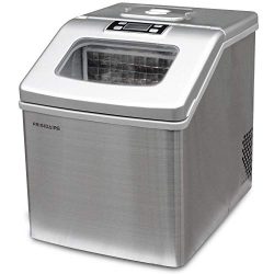 Frigidaire EFIC452-SS 40 Lbs Extra Large Clear Maker, Stainless Steel, Makes Square Ice (Renewed)