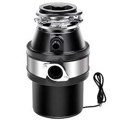 Goplus Garbage Disposal 1.0HP 2600RPM Compact Continuous Feed Household Garbage Disposal, Kitche ...