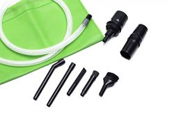 Green Label Micro Vacuum Attachment Kit – 7 Piece compatible with Most Vacuum Cleaner Hose ...