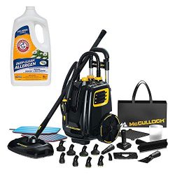 McCulloch Deluxe Canister Multi-Floor Steam Cleaner System w/Carpet Cleaner