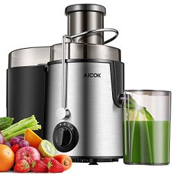 Centrifugal Juicer, Juice Extractor with Best pulp filter, 3″ Feed ChuteJuicer Machine for ...