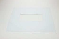 318051557 Wall Oven Door Outer Panel (White) Genuine Original Equipment Manufacturer (OEM) Part  ...