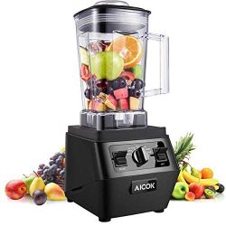 Countertop Blender, Aicok High Speed Blender 1400W Professional Smoothie Blender with 2 Setting  ...