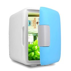 Mini Fridge, Car Fridge Portable Compact Refrigerator Electric Cooler & Warmer（4 Liter / 7  ...