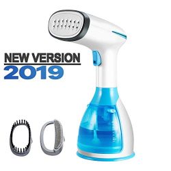 Handheld Garment Steamer, Fast Heat-up Fabric Steamer, Powerful Wrinkle Remover, Clean, Soften a ...