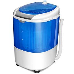 COSTWAY Washing Machine, Electric Compact Laundry Machines Portable Durable Design Washer Energy ...