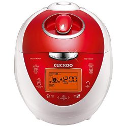 Cuckoo Multifunctional & Programmable Electric Pressure Rice Cooker with a 6 Cup Diamond Coa ...