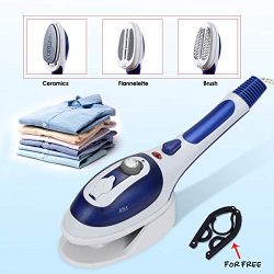 AziPro Garment Steamer for Clothes, Handheld Clothes Steamer Anti-Drip, Powerful Wrinkle Remover ...