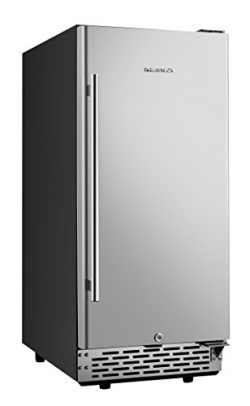 Phiestina 15 Inch Built-in Beer Froster Refrigerator – Stainless Steel Beverage Cooler Ref ...