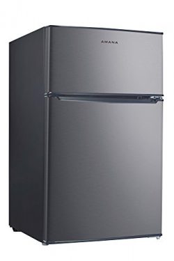 Amana AMAR31TS1E 3.1 cu. Ft. Two Door Compact Refrigerator, Stainless Steel