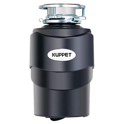 Garbage Disposals KUPPET 1/2 HP Food Waste Disposer with Power Cord 1700 RPM Continuous Feed Sup ...