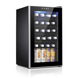 Antarctic Star 24 Bottle Wine Cooler/Cabinet Refigerator Small Wine Cellar Beer Counter Top Bar  ...