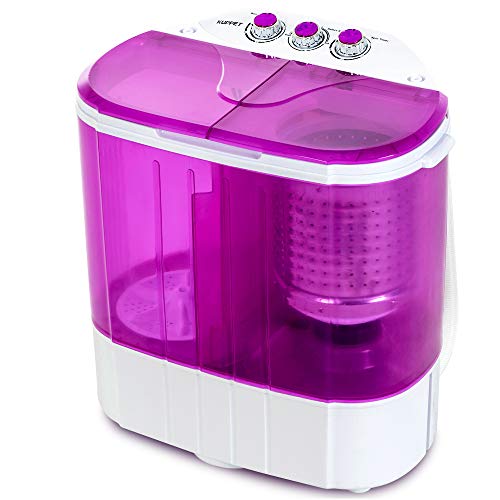 Portable Washing Machine, Kuppet 10lbs Compact Mini Washer, Wash&Spin Twin Tub Durable Desig ...