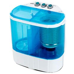 Portable Washing Machine, Kuppet 10lbs Compact Mini Washer, Wash&Spin Twin Tub Durable Desig ...