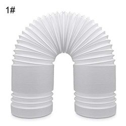 GMNP0di% Universal Portable Air Conditioner Exhaust Hose 5.11inch Diameter Duct Dryer Window Kit ...