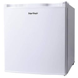 Northair Upright Freezer with 1.1 Cubic Feet Capacity, Compact Reversible Single Door Table Top  ...