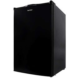 Northair Upright Freezer with 3.0 Cubic Feet Capacity, Compact Reversible Single Door Vertical F ...