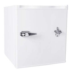 Tavata Compact Refrigerator Single Door Mini Fridge with Freezer,Bottle Opener,Handle and Revers ...