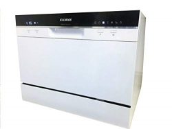 SOLOROCK 6 Settings Countertop Dishwasher – White Color