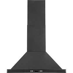 DKB 30″ Inch Wall Mounted Range Hood Stainless Steel In Black With Halogen Lights 600 CFM