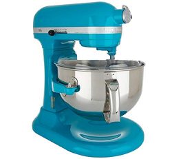 KitchenAid RKP26M1XON Professional 600 Stand Mixers, 6 quart, Ocean Drive (Renewed)