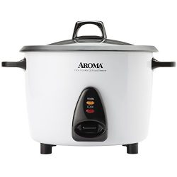 Aroma Housewares ARC-360-NGP 20-Cup Pot-Style Rice Cooker & Food Steamer, White