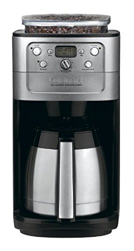 Cuisinart DGB-900BCFR Burr Grind and Brew Thermal 12 Cup Automatic Coffeemaker, Brushed Chrome ( ...