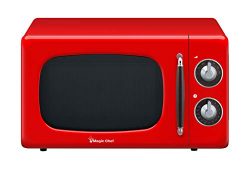 Magic Chef MCD770CR 0.7-Cu. Ft. 700W Retro Countertop Microwave Oven in Red.7 Cu.Ft,