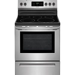 Frigidaire FFEF3054TS 30 Inch Electric Freestanding Range with 5 Elements, Smoothtop Cooktop, 5. ...