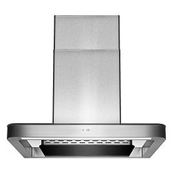 AKDY 30″ Wall Mount Stainless Steel Push Panel Kitchen Range Hood Cooking Fan