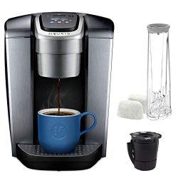 Keurig K Elite with Extra Filter coffee-machine, One Size, Brushed Silver