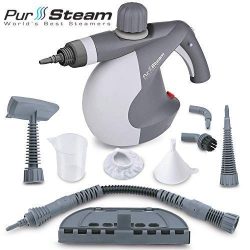 PurSteam World’s Best Steamers Chemical-Free Cleaning. Pressurized Cleaner with 9-Piece Ac ...