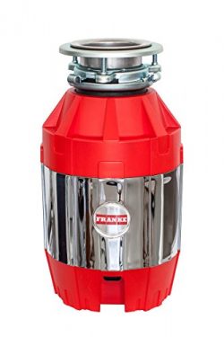 Franke FWDJ75 3/4 HP Disposer 2, 14.6 x 9 x 12.5, Red/Silver