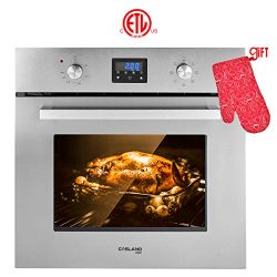 Wall Oven, Gasland chef ES609DS 24″ Built-in Single Wall Oven, 9 Cooking Function, Stainle ...