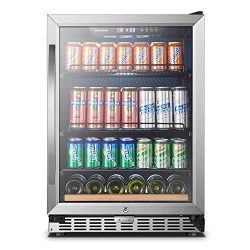 24 Inch 110 Cans Built-in Beverage Refrigerator