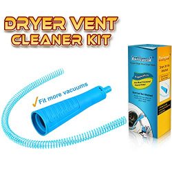 PetOde Dryer Vent Cleaner Kit Dryer Vent Vacuum Attachment Lint Remover Power Washer and Dryer V ...