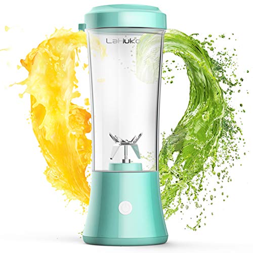 LaHuko Portable Blender Personal Size Blender Juicer Cup for Juice Crushed-ice Smoothie Shake, T ...