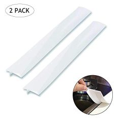 Silicone Kitchen Stove Counter Gap Cover Long & Wide Gap Filler (2 Pack) Seals Spills Betwee ...