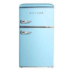 Galanz GLR31TBEER Retro Fridge, 3.1 Cu.Ft, Blue