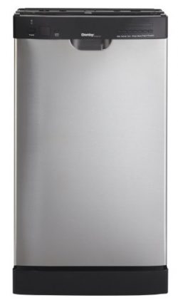 Danby DDW1802EBLS Compact Dishwasher, Stainless