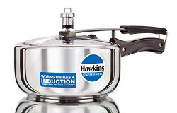 Hawkins B60 Pressure Cooker, 3 L, Silver