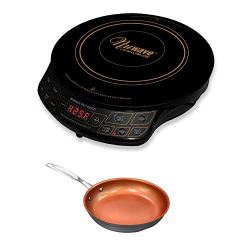 Nuwave Gold Precision Induction Cooktop w/ 9″ Hard Anodized Fry Pan