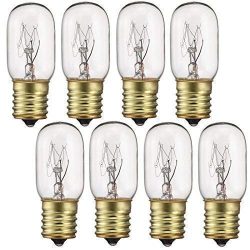 40 Watt Appliance Light Bulb, T8 Tubular Incandescen Light Bulbs, Microwave Oven Bulb, E17 Indic ...