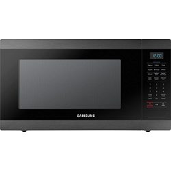 Samsung MS19M8020TG 1.9 Cu. Ft. Black Stainless Countertop Microwave for Built-In Application MS ...